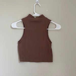 Zara Turtle Neck Crop Top